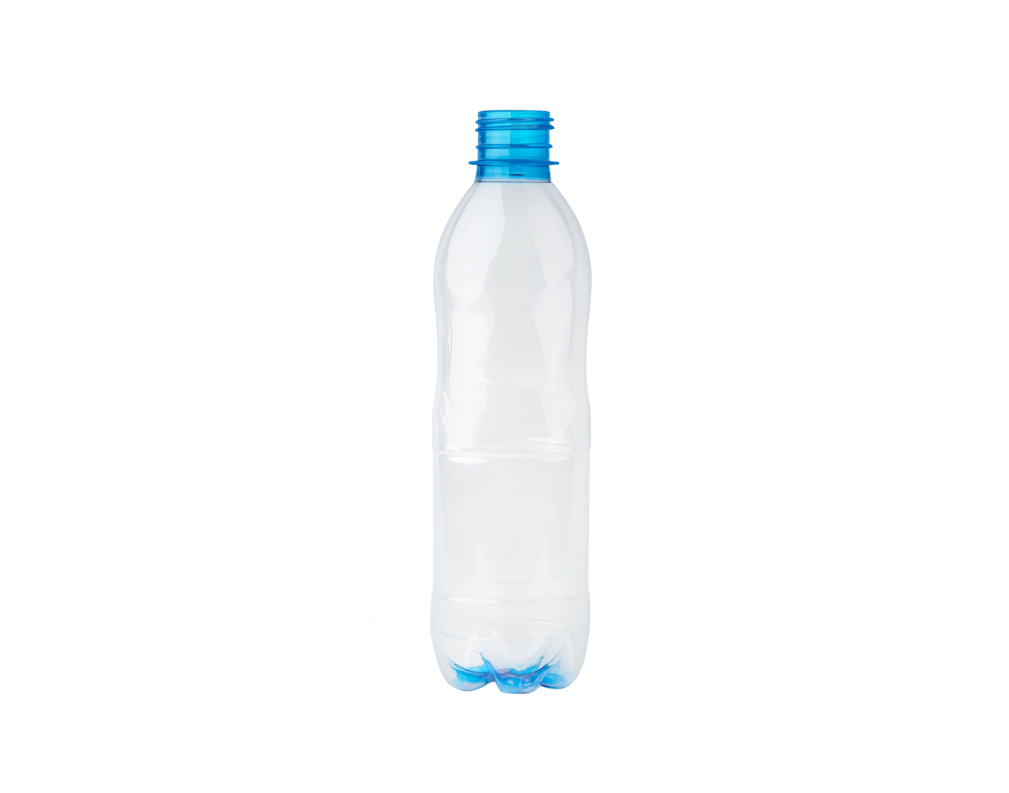 Botella 600 ml Diseño AE PET Natural/Azul 22 gr